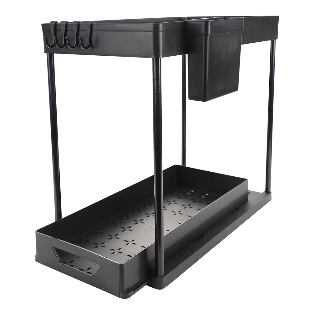 2 Pack Under Sink Organizers And Storage, Pull Out Bathroom Organizer