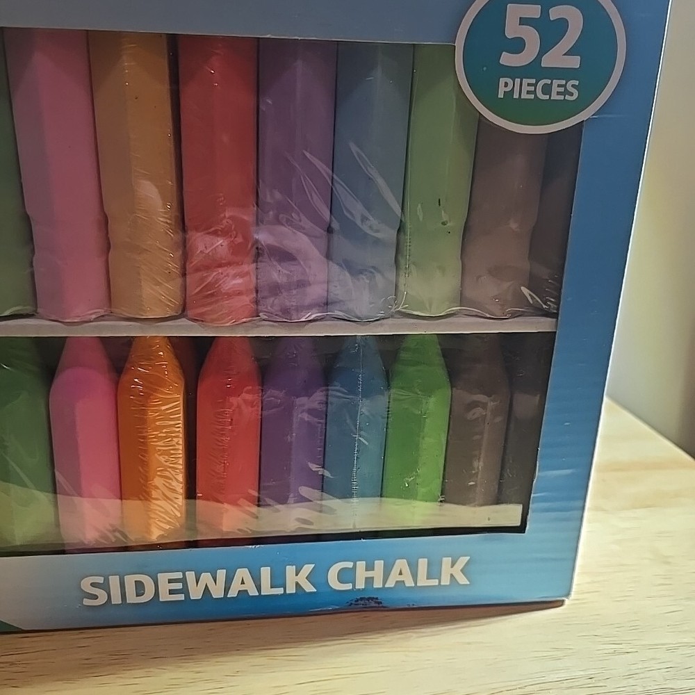 Play Day Ultimate Sidewalk Chalk Set 52 Pieces