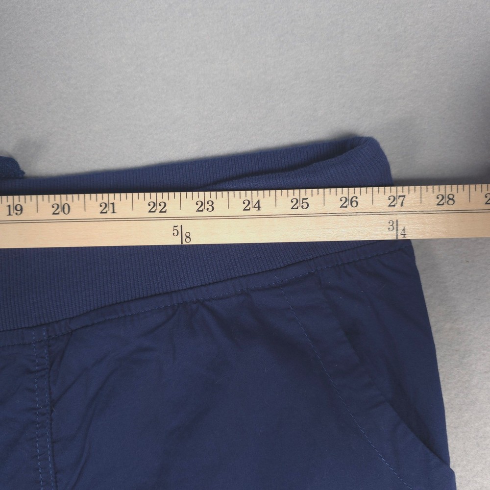 Torrid Plus Size 5X Blue Drawstring Pull On Stretch Crop Pants Mid Rise
