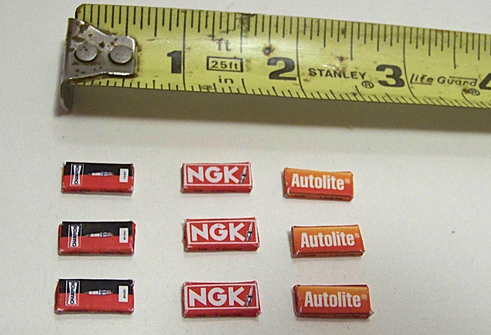 1/24 Scale Spark Plug Boxes