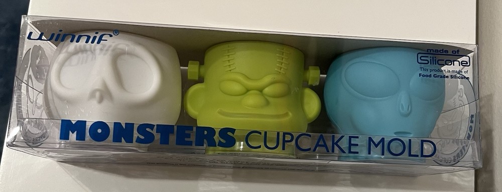 Monster Cupcake Silicone Molds NEW