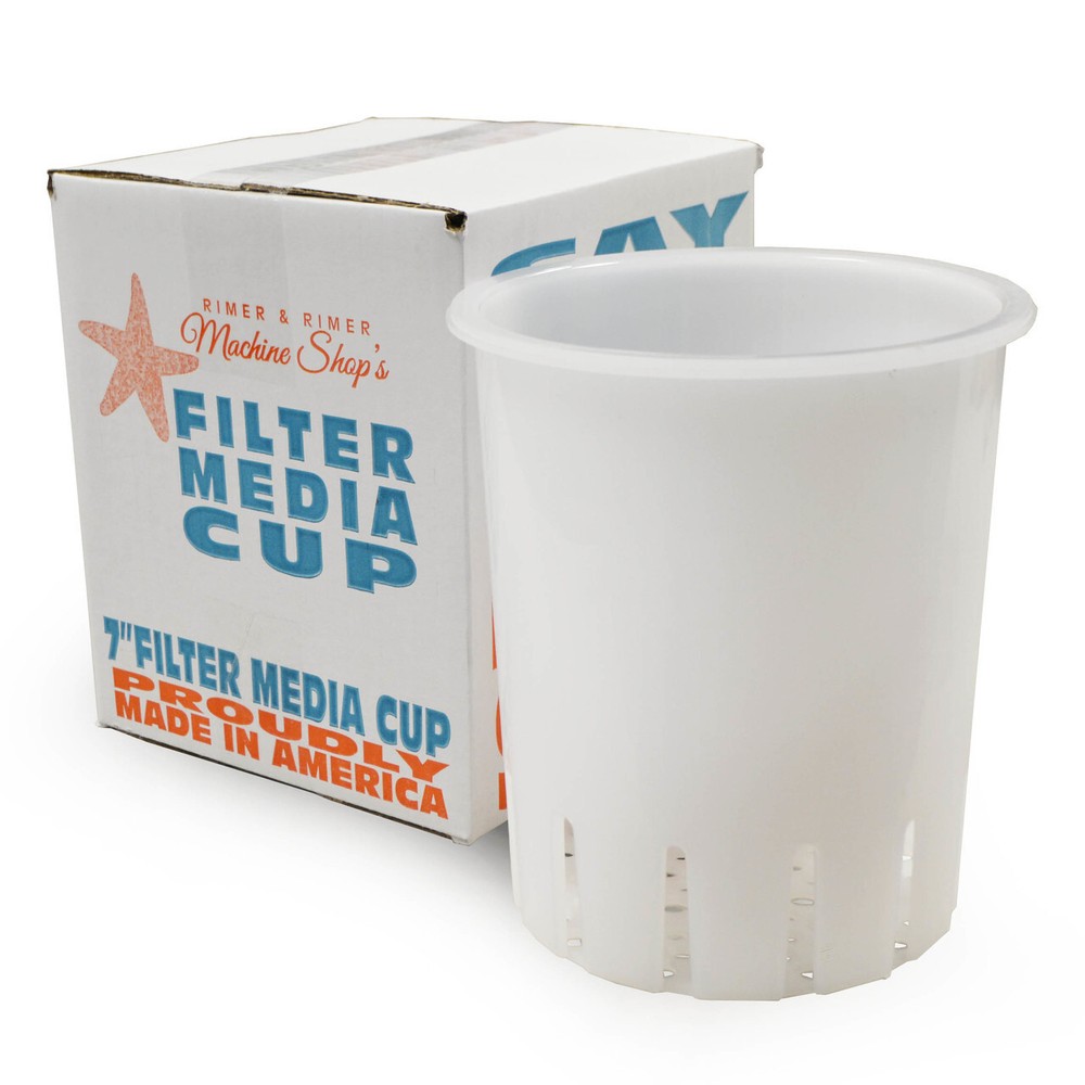 7" High Flow Filter Media Cup (CLEAR) - Generic