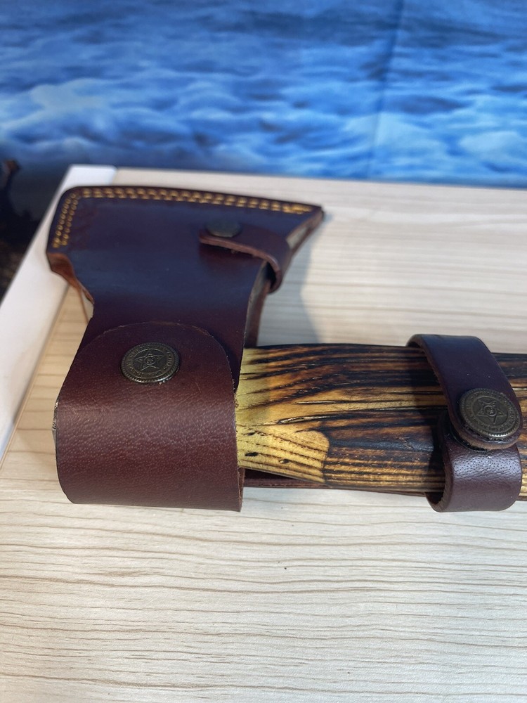 custom handmade wooden handle axe
