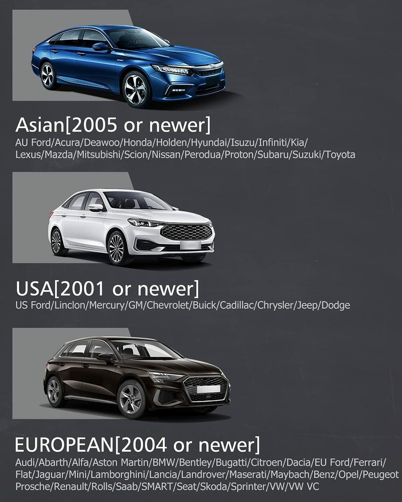 ANCEL AD610 Plus OBD2 Scanner Code Reader SAS SRS Code Reader ABS Check Engine