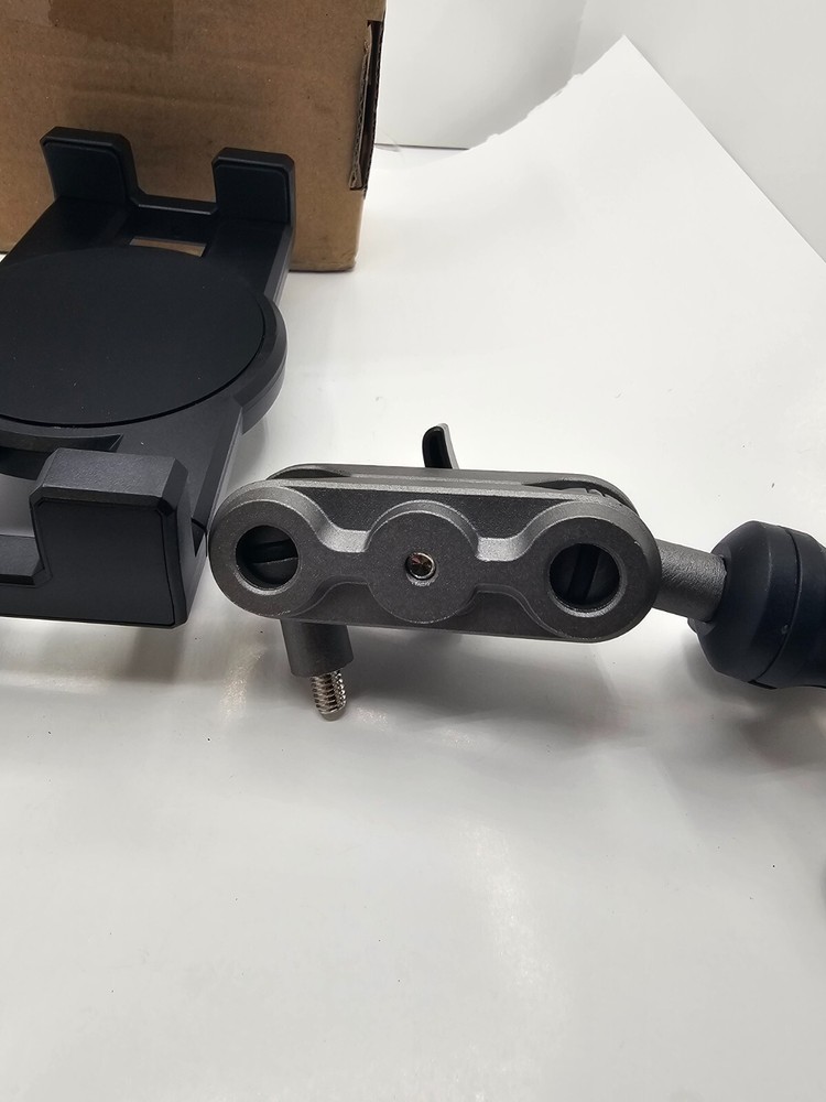Heavy Duty Drill Base Tablet Holder Car Mount Dashboard, 360° Adjustable