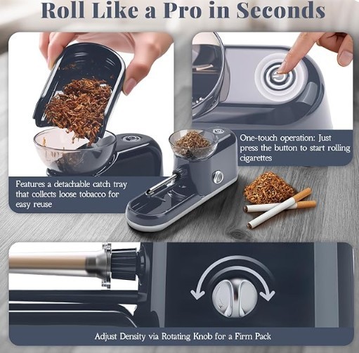 Motorized Cigarette Rolling Machine