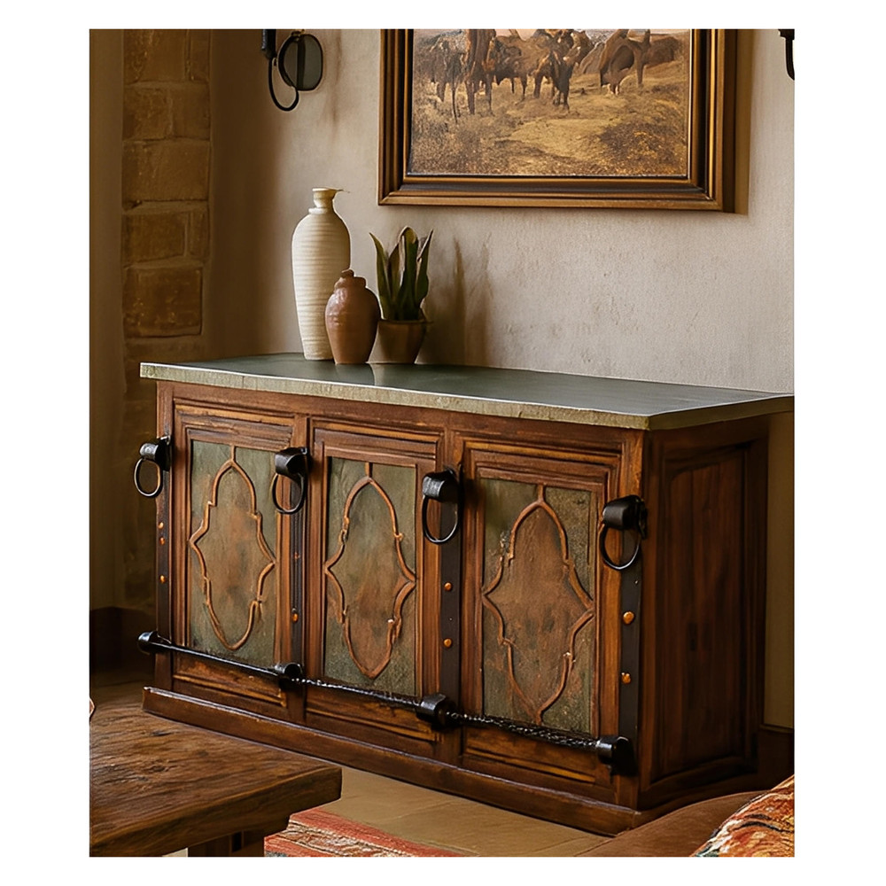THE BLACKSMITHS BAR | VERDI-GRIS COPPER INSERTS & FORGED IRON