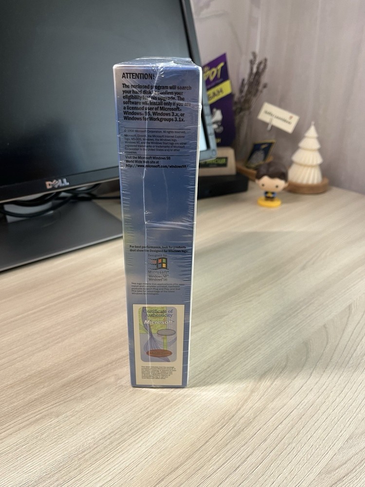 MICROSOFT WINDOWS 98 UPGRADE SEALED RETAIL BOX