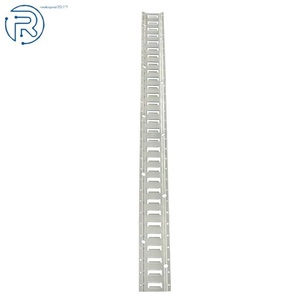 4 Pack 5' E Track Tie Down Rail Kit Galvanized Silver Secure Cargo For Trucks