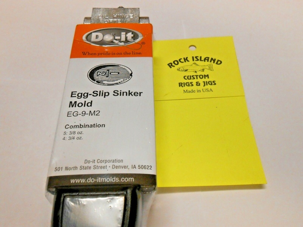 1121 DO-IT EGG SINKER MOLD 3/8, 3/4 oz