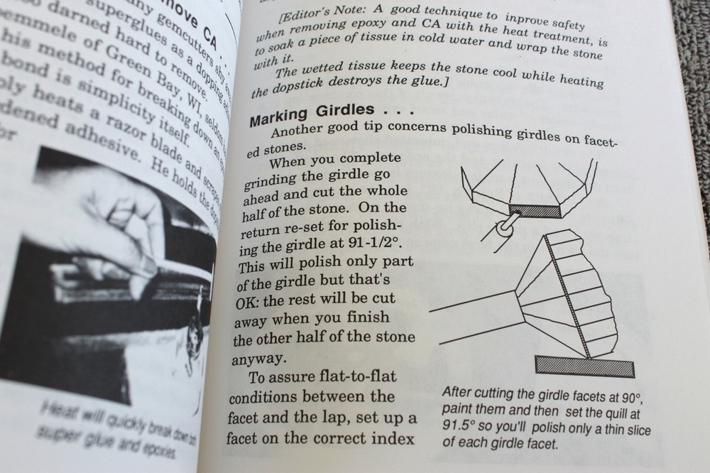 MASTER GEMCUTTING TIPS By Gerald L. Wykoff 1992 Lapidary