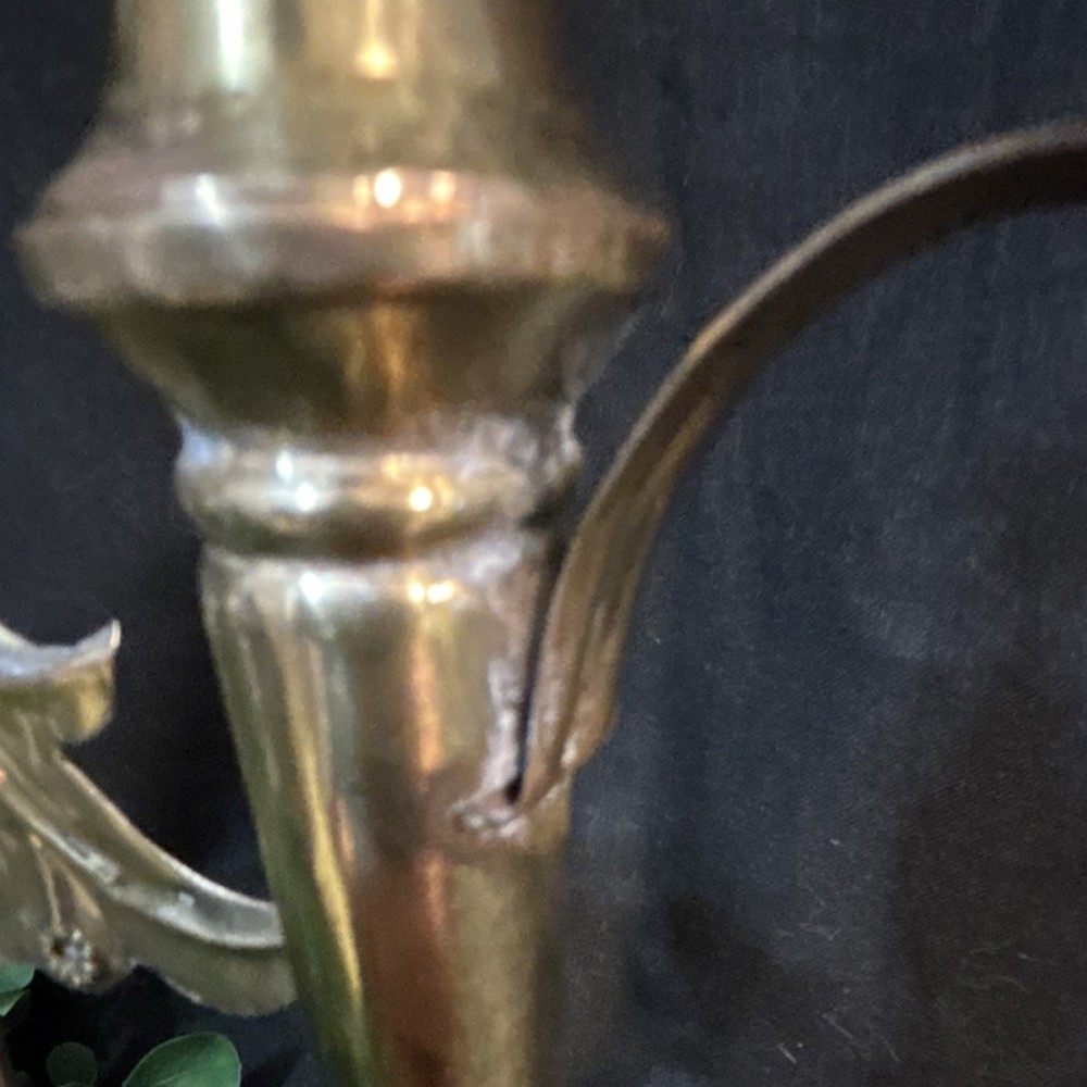Vintage Etched Brass Turkish Dallah Teapot