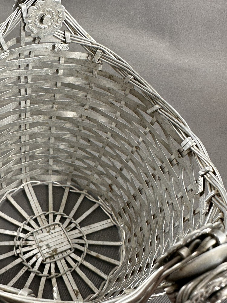Avon Metal Woven Basket
