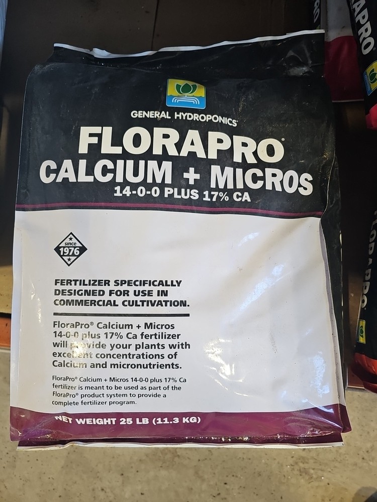 General Hydroponics FloraPro Ca + Micros 25 LB