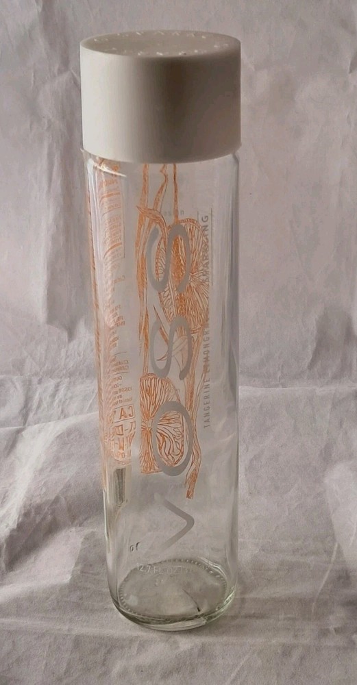 Voss Water Glass Bottle Container 375ML EMPTY (L)