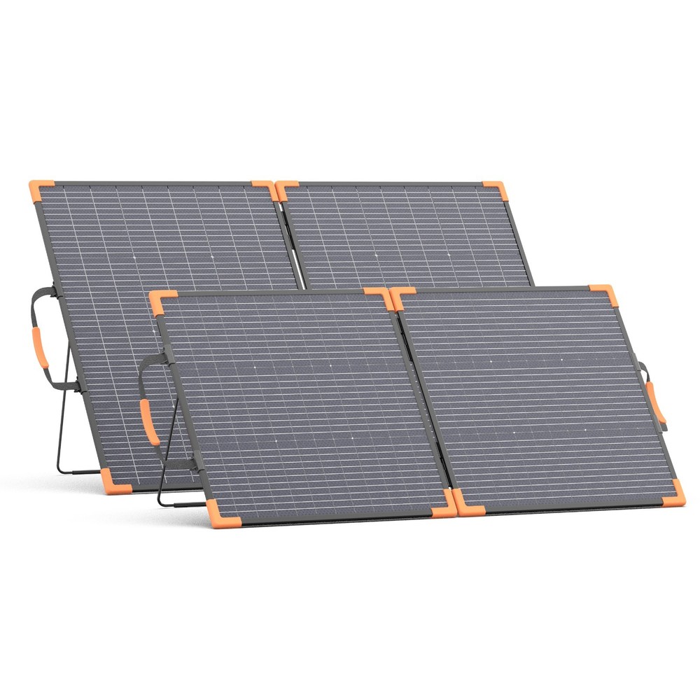 MHPOWOS Bifacial Foldable Solar Panel 200W 100W Portable for Powerstation