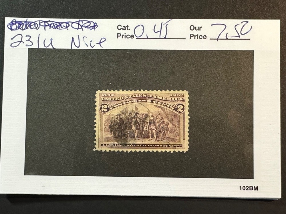 Scott # 231  nice     2024 Scott Catalogue Value $ 0.45