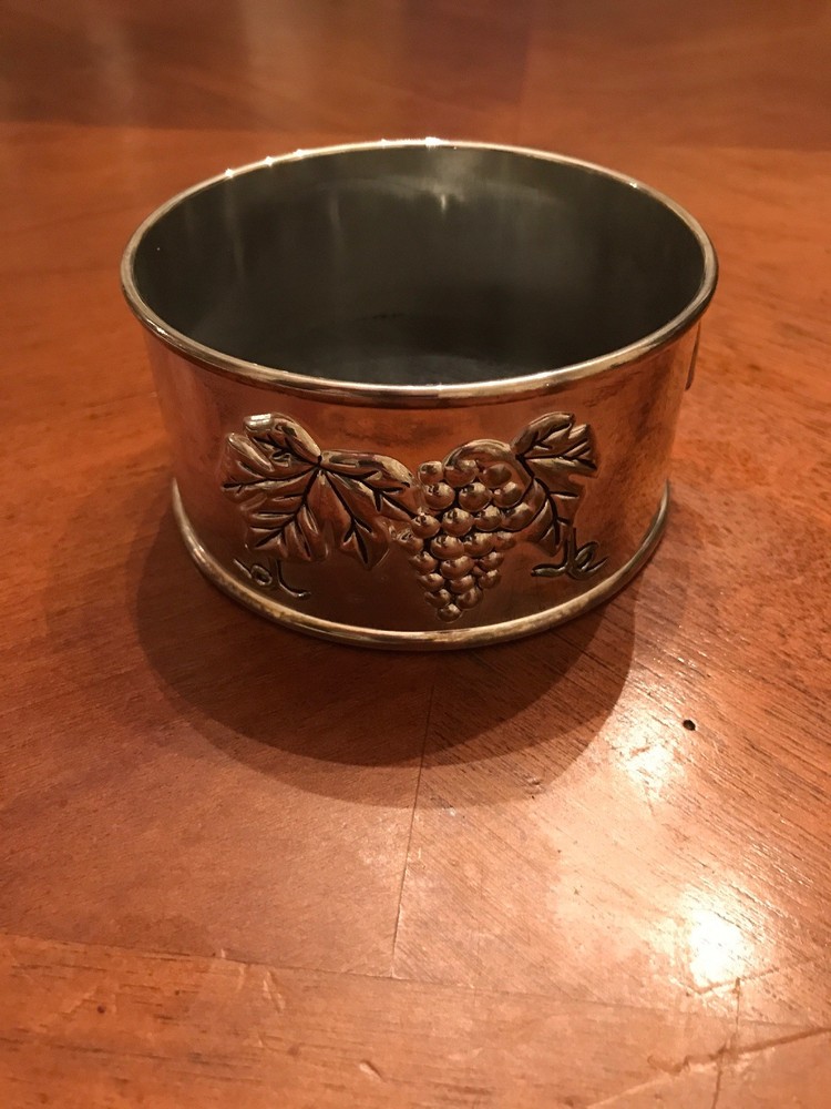 International Silver Company Silver Plated Wine Caddy Coaster