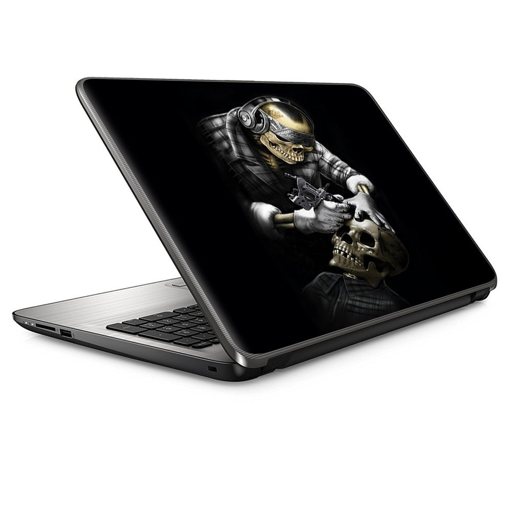 Universal Laptop Skins wrap for 15" - Skeleton tattooer