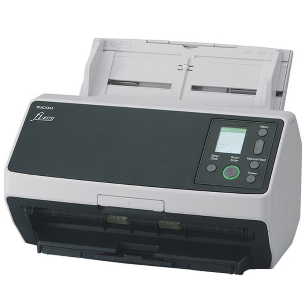 RICOH FI-8170 Professional High Speed Color Duplex Document Scanner USB Ethernet