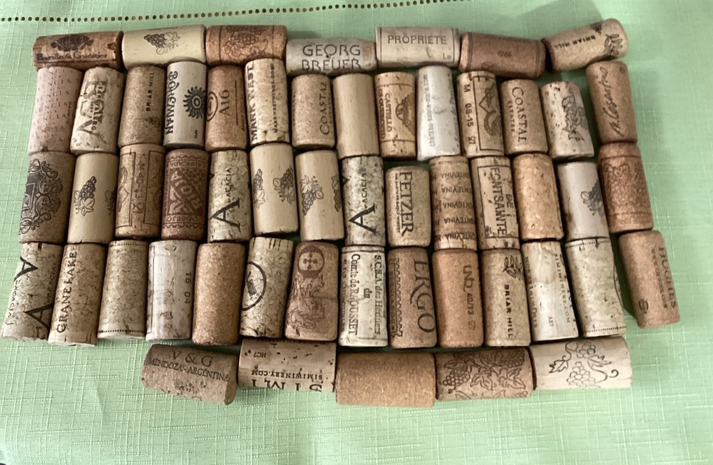 50 Natural Used Wine Corks for Crafts