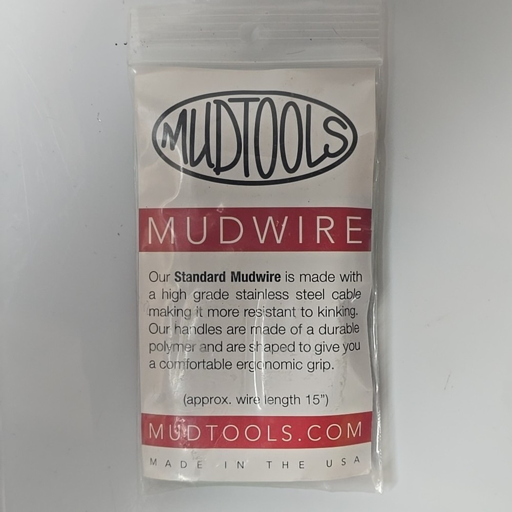 Mudwire by Mudtools Pottery Cutoff Tool - Green Handle - Mud Wire - Ships Free!