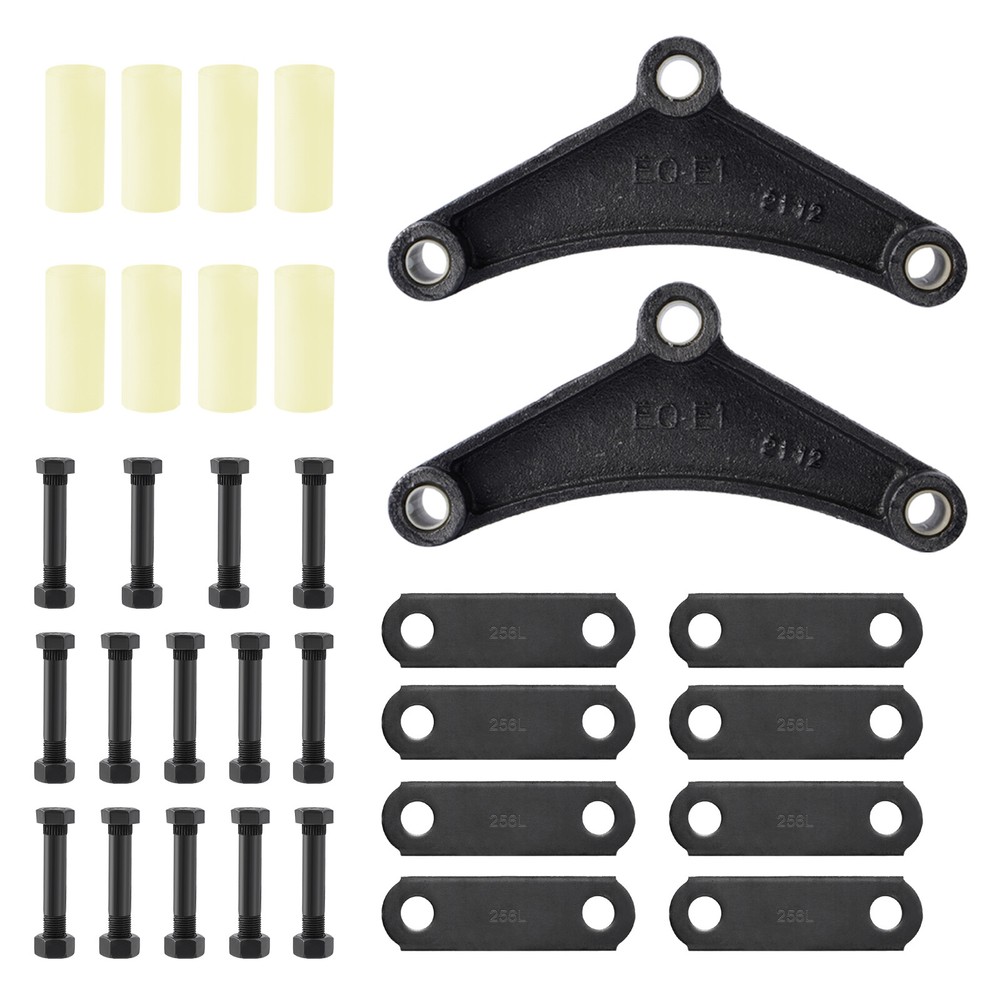 New Tandem Trailer Axle Shackle Kit Heavy Duty Steel for Double Eye Spring US