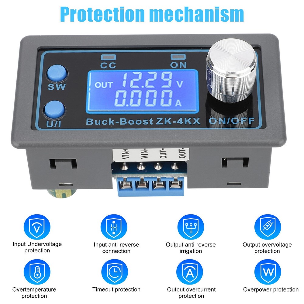 Adjustable DC Buck-Boost Converter Adapter Repairing Accessories Replacement