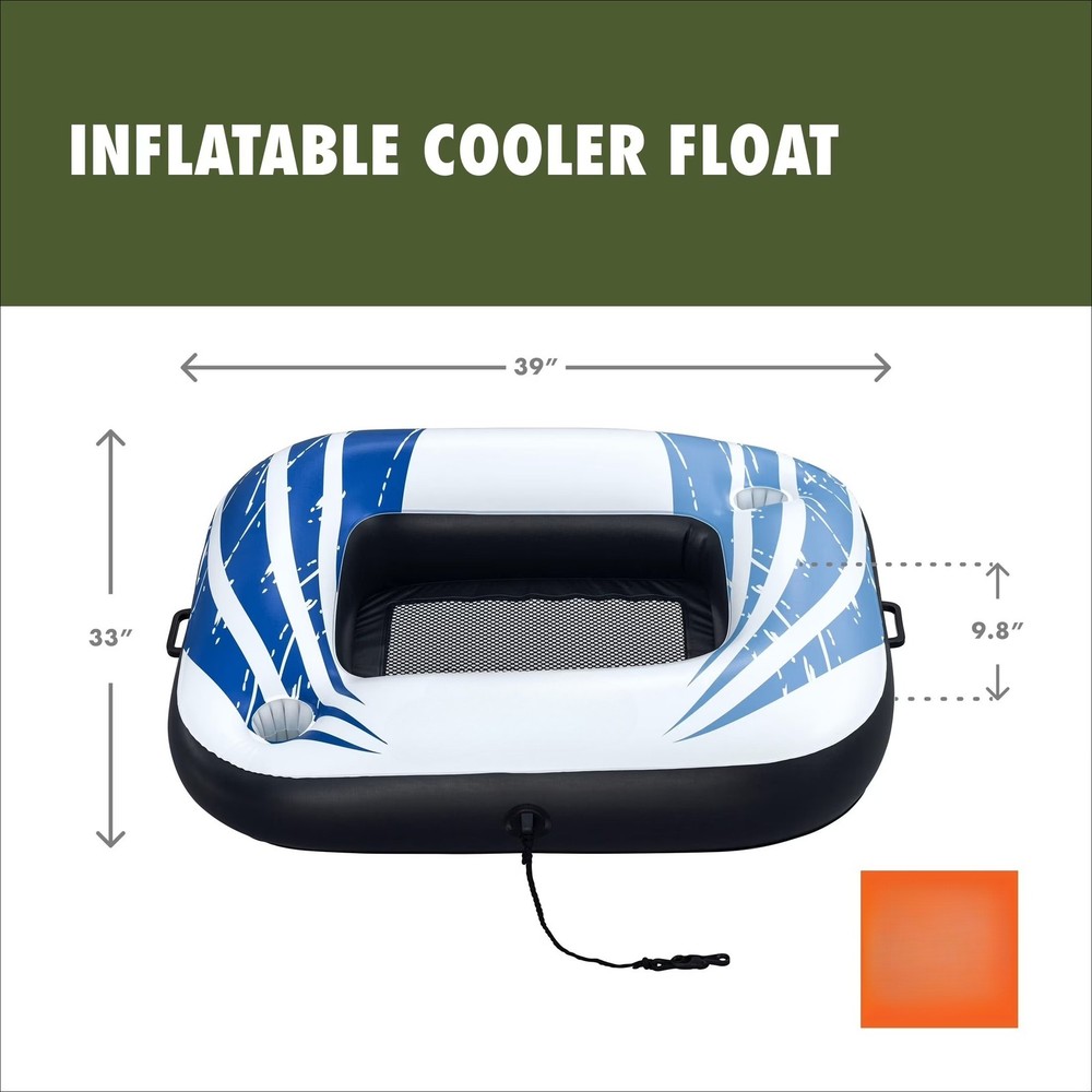 Cooler Float, Blue & White Outdoor camping use