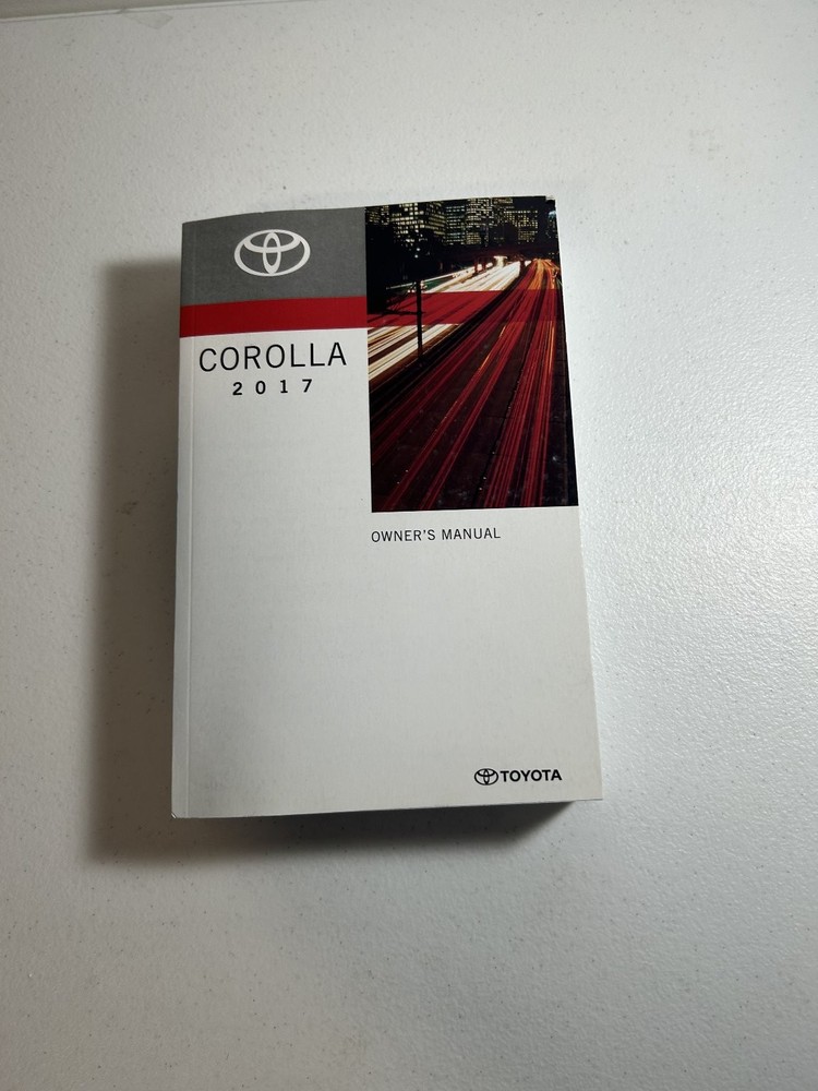 2017 Toyota Corolla Owners Manual Set