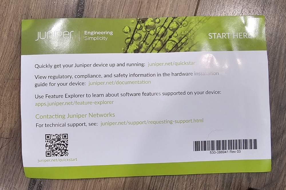 Juniper Networks SSR120 Session Smart Router *OPEN BOX*