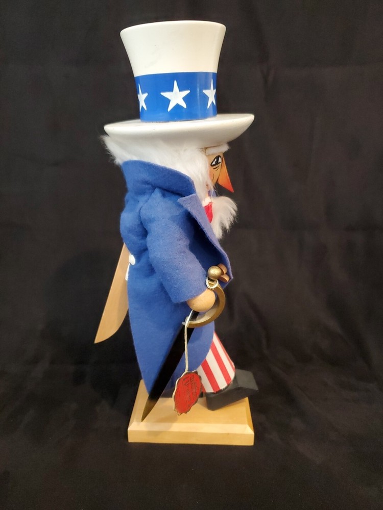 Nutcracker Full Size Uncle Sam w/ Sword - Made West Germany Fireworks Festivals