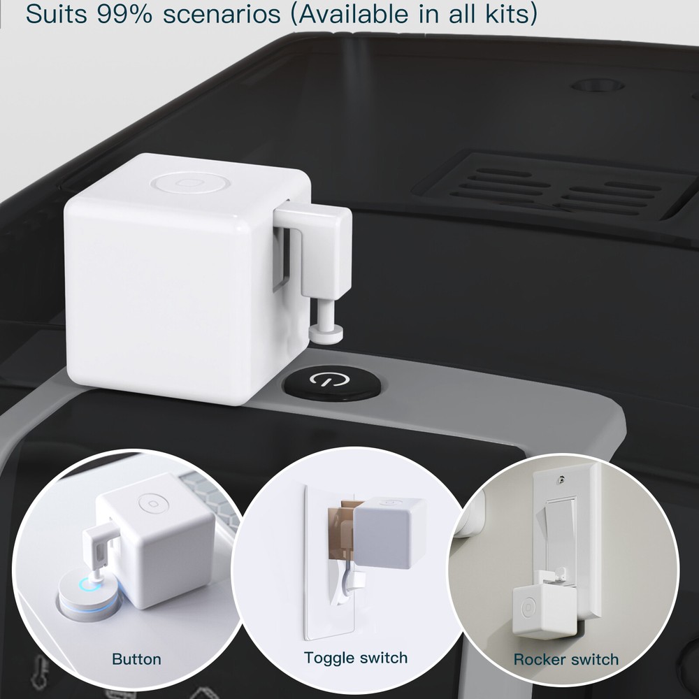MOES ZigBee Fingerbot Plus Smart Switch Button Pusher Timer Voice&Remote Control