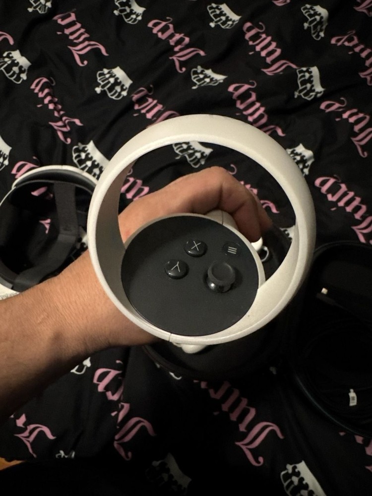 Meta Quest 2 128GB VR Bundle with Elite Strap with Battery, Controllers, Link Ca