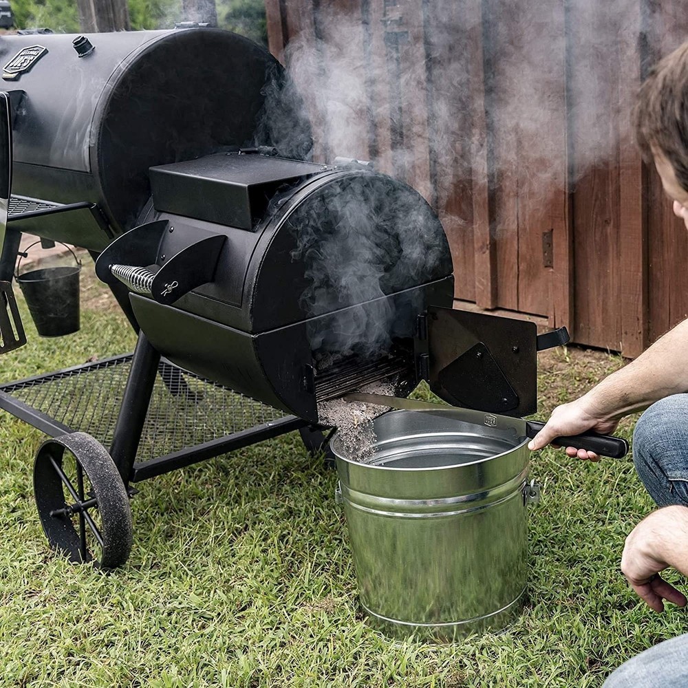 Oklahoma Joe's Blacksmith Rake & Brush - Grill & Firebox Cleaner