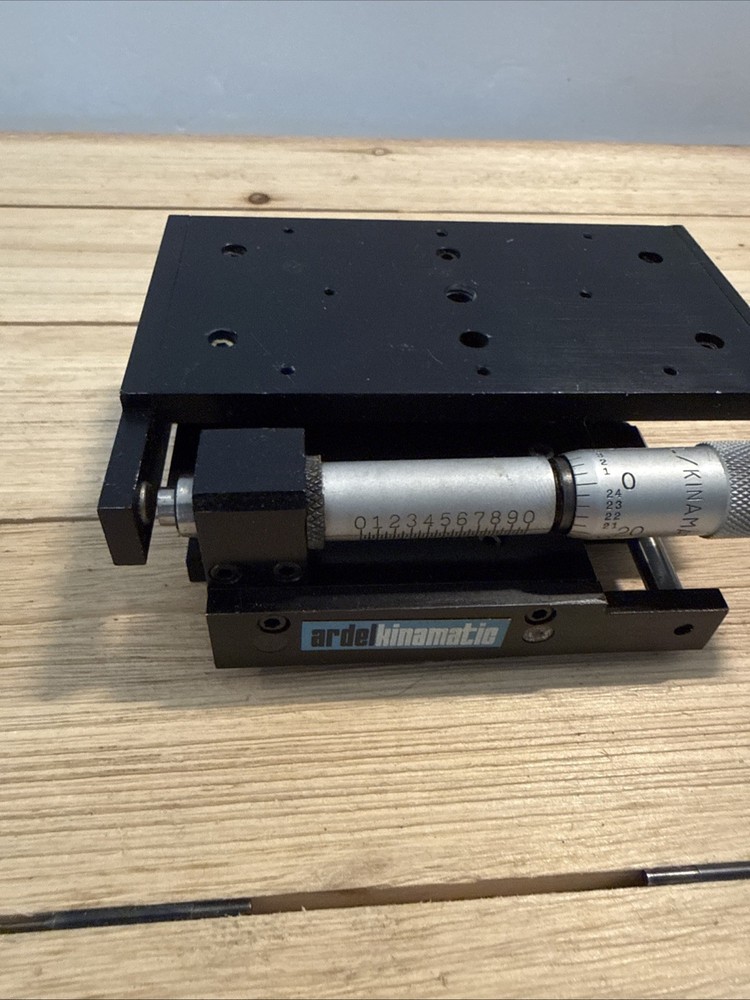 Ardel Kinamatic Precision Linear Translation Stage w/ Starrett Micrometer Head