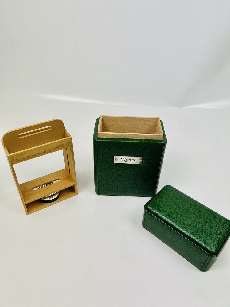 Renzo Romagnoli Luxury Cigars Leather Box.