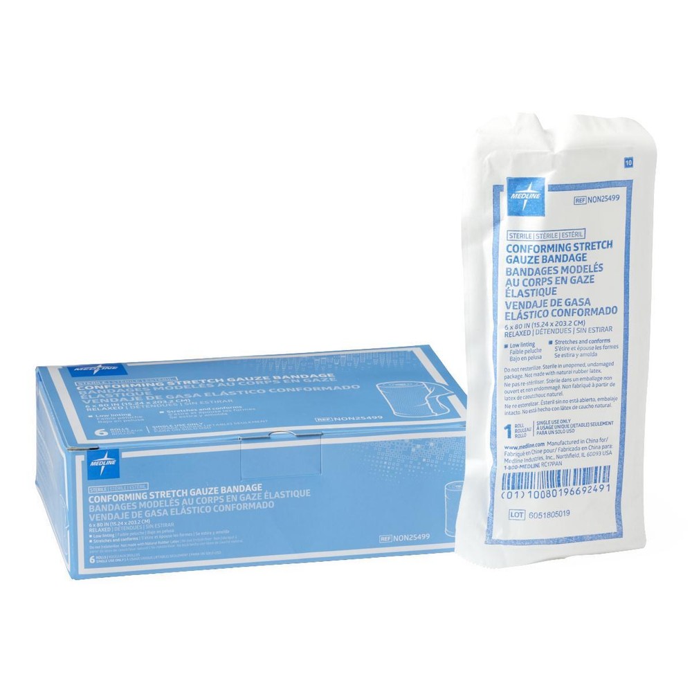 Sterile Sof-Form Conforming Bandages, 6" x 80"