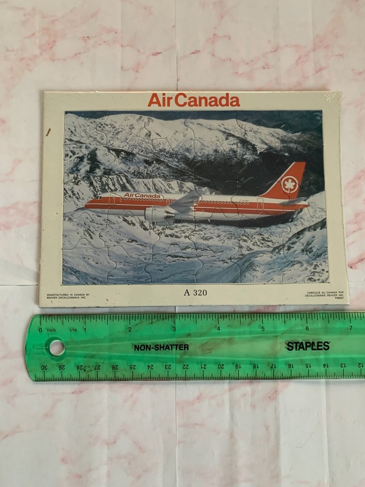 Air Canada A320 Cardboard Jigsaw Puzzle