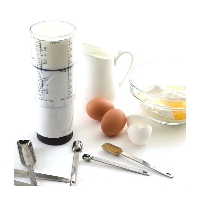 Norpro 2 Cup Adjustable Measuring Cup, White