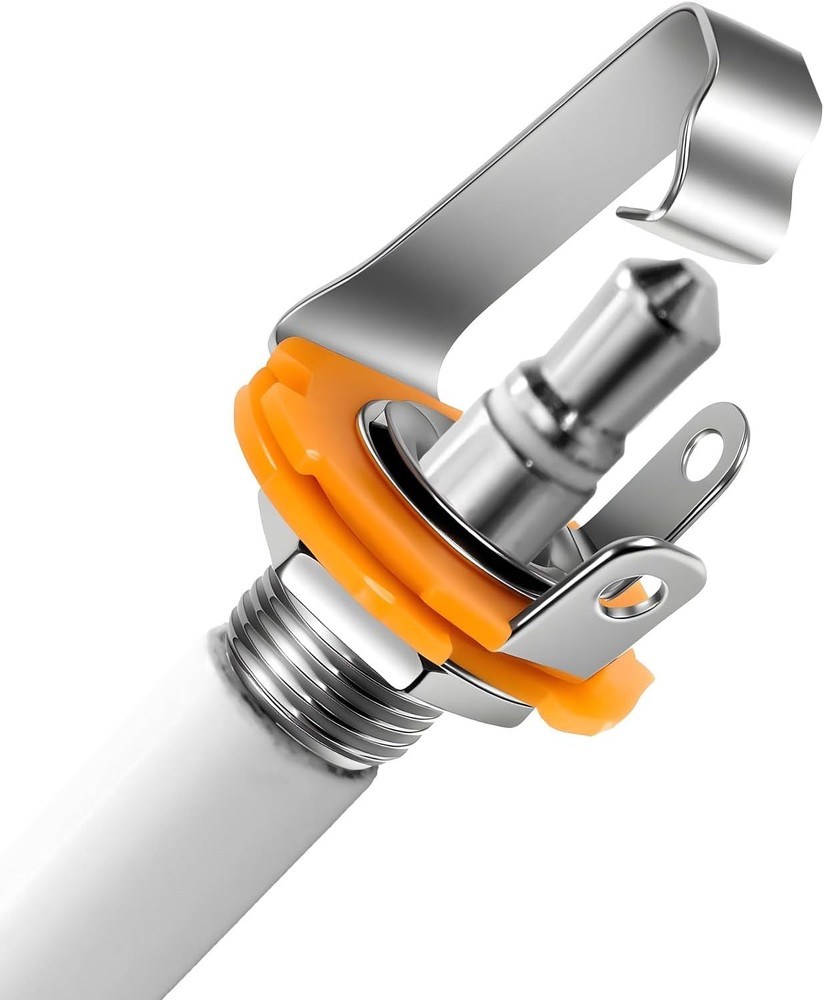 6.35Mm 1/4 Inch Female Mono TS Socket Panel Mount Jack Guitar Input Jack Socket