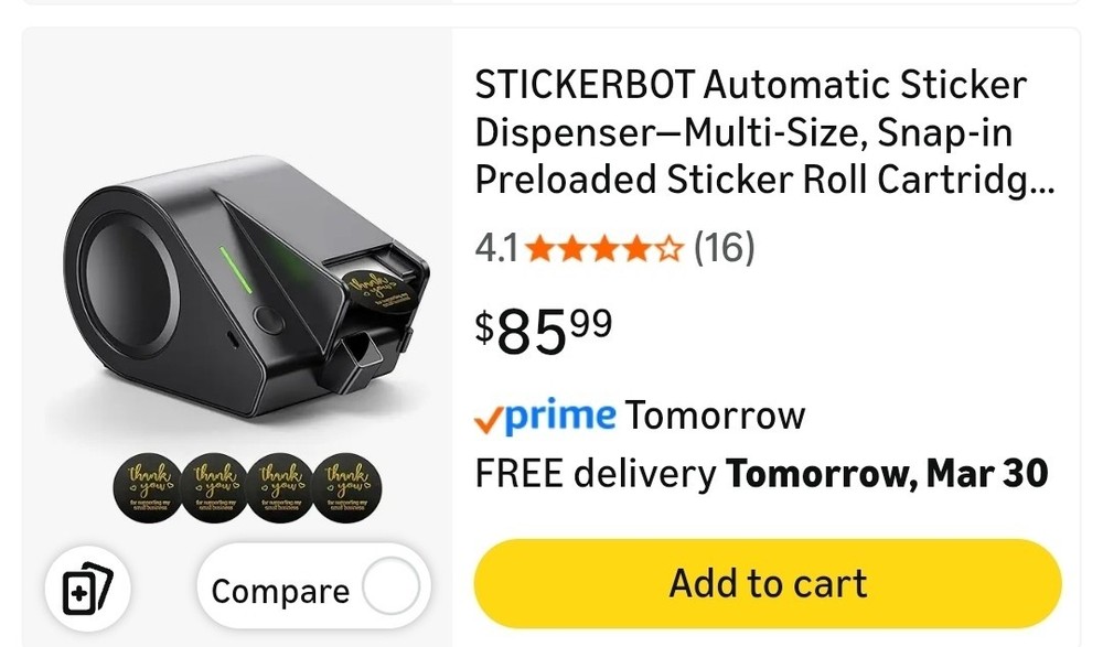 Stickerbot Sticker Dispenser