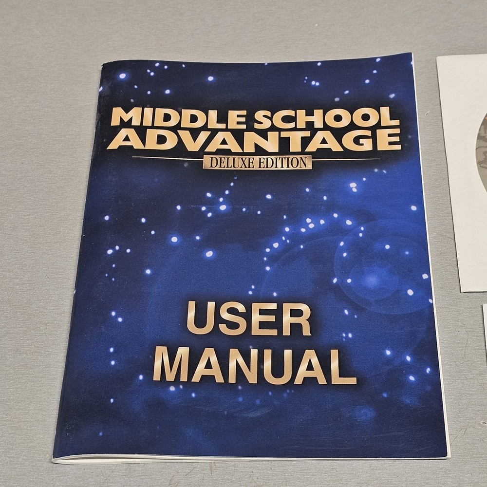 Middle School Advantage Deluxe Edition Educational CD-ROM Lot Complete