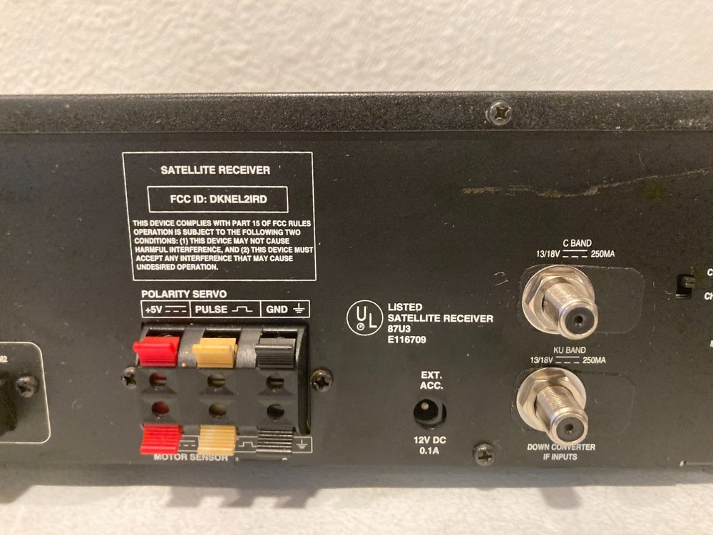 HTS Tracker Premier System 50 Satellite Receiver VideoCipher