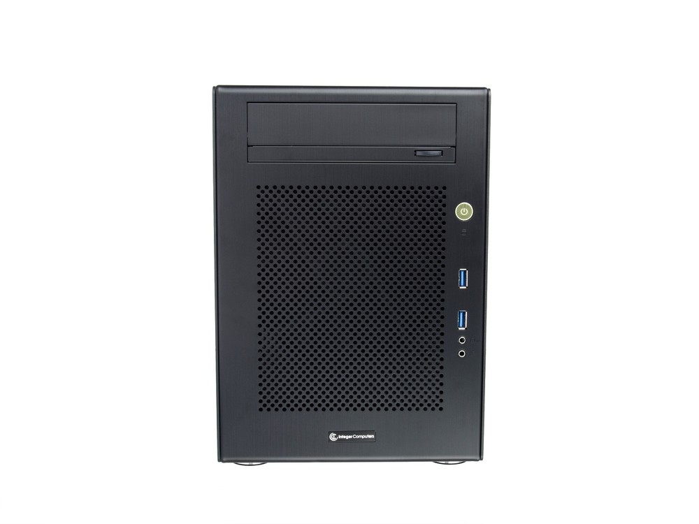Computer Case By Integer Computers Black Aluminum Model B-18