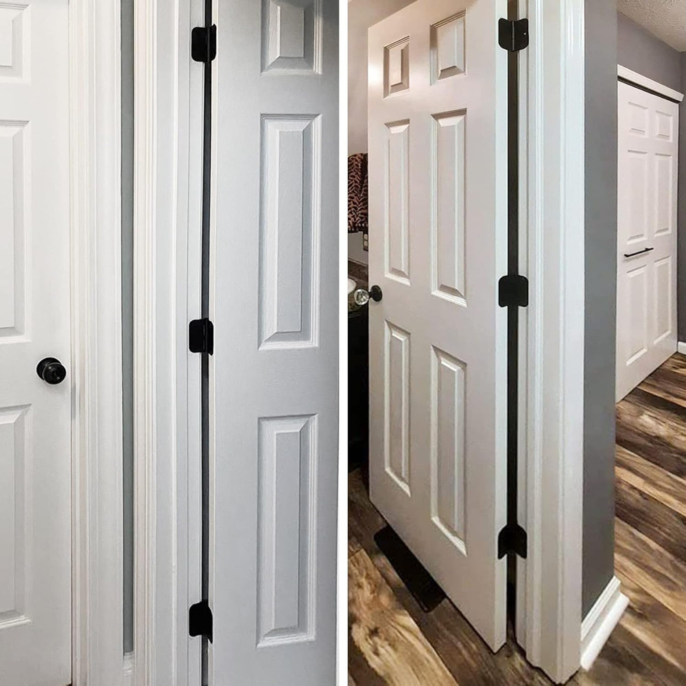 30 Pack 3.5 Matte Black Interior Door Hinges 5/8" Rounded Corner Hardware