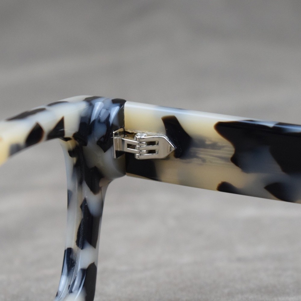 Thick Acetate Retro Square Eyeglasses Frames Men Women Leopard Glasses Frames