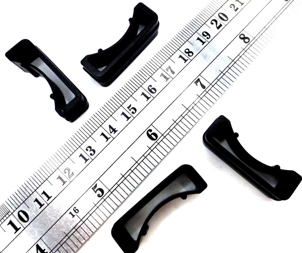 1", 25mm Wide Strap End Loop Fastener Webbing End Fastener - Durable Belt Loop!