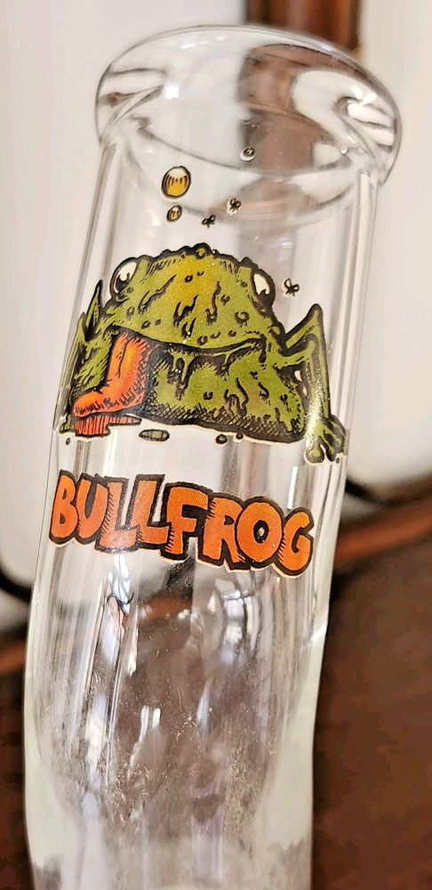 Vintage Glass BULLFROG Frog Height 23 Cm Toad