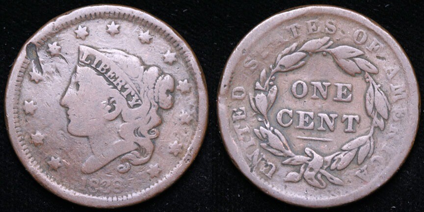 1838  Large Cent